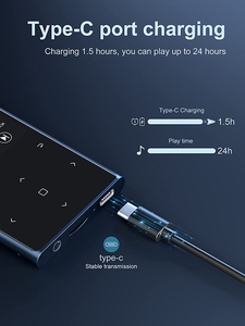 Benjie 16GB Mát Không Dây MP3 Máy Nghe Nhạc Với USB FM Đài Phát Thanh Hỗ Trợ WAV Flac Định Dạng Âm Thanh Biểu Tượng Tùy Chỉnh Cho Âm Nhạc Âm Thanh - Product Image 4