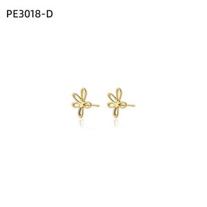 Amy Amy Flower <b>Stud</b> Earrings <b>Silver</b> Plated For Women Cute Fashion Jewelry Gift - Product Image 4