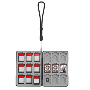 Estuche cartucho <span class=keywords><strong>de</strong></span> textura <span class=keywords><strong>de</strong></span> gama alta compatible con <span class=keywords><strong>Switch</strong></span> 2, almacenamiento 18 tarjetas <span class=keywords><strong>de</strong></span> juego, estuche para tarjetas <span class=keywords><strong>de</strong></span> juego <span class=keywords><strong>Switch</strong></span> - Product Image 1