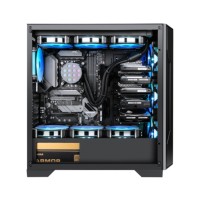 SAMA – boîtier de pc de jeu avec plusieurs installations matérielles, ventilation scientifique atx