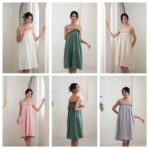 Toalla de baño de satén de tacto sedoso de lujo de alta calidad, Toalla de baño, envoltura de cuerpo de Spa, envoltura de baño, <span class=keywords><strong>vestido</strong></span> de Toalla de microfibra - Product Image 6