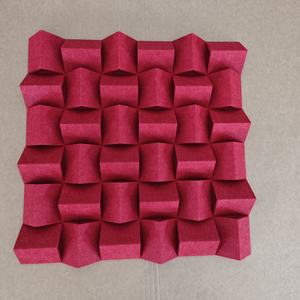 Venta al por mayor de tableros de paneles acústicos de absorción acústica 100% PET <span class=keywords><strong>pintura</strong></span> de diferentes formas DIY materiales de insonorización poliéster - Product Image 3