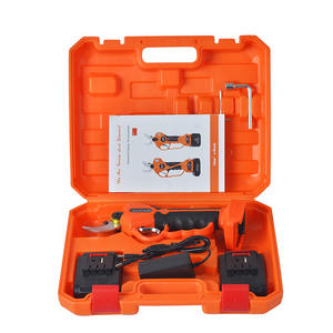 Vente en gros sécateur électrique sans fil 21V sans fil avec batterie au lithium 2 Ah rechargeable 2 pièces pour couper sécateur électrique - Product Image 3