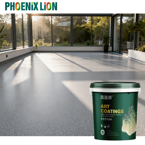Recubrimiento Líquido Epóxico Autonivelante Phoenix Lion con Arena de Color para Pisos y Paredes, Pintura Artística Fácil de Aplicar con 10% de Descuento - Product Image 2