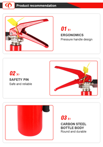 طفاية حريق <span class=keywords><strong>CO2</strong></span> صناعية مع علامة تجارية مزدوجة ISO شعار مخصص MOQ 50 من الفولاذ غير الملحوم المحمول - Product Image 5