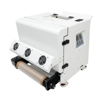 Mesin Pengering dan Penggoyang Bubuk DTF Digital Pet Film Printer Hot Melt, Mesin Penggoyang Bubuk A3 30Cm untuk Printer DTF