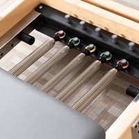Produk laris perlengkapan kasur Pilates lipat kayu Maple komersial Studio portabel aksesori harga dapat dilipat