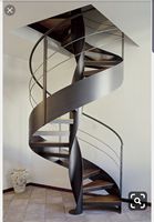 Escalier en colimaçon moderne pour grenier, idéal pour petits espaces résidentiels - Vente Flash