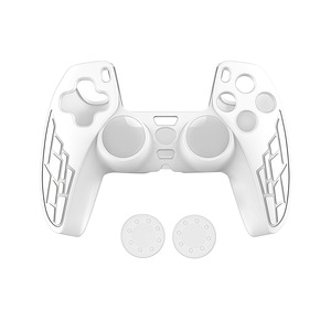 Funda Protectora de Silicona para Control de <span class=keywords><strong>PS5</strong></span> con Tapas de Joystick Antideslizantes y Revestimiento Engrosado con Acabado Aceitado para Mayor Agarre - Product Image 1