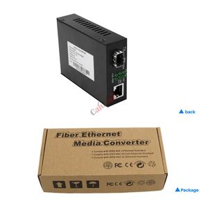 Haute qualité <span class=keywords><strong>1Gb</strong></span> SFP Fiber vers <span class=keywords><strong>RJ45</strong></span> convertisseur de média à fibre optique 1000Mbps commutateur de fibre SFP avec Module SFP livraison gratuite - Product Image 5