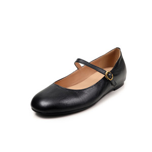 Zapatos Planos de <span class=keywords><strong>Bailarina</strong></span> para Mujer, Transpirables, a la Moda, Cómodos, de Cuero Genuino, al por Mayor, Personalizados - Product Image 5