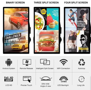 Tùy Chỉnh 27 Inch Xách Tay <span class=keywords><strong>LED</strong></span> Ngoài Trời Biển Quảng Cáo Ba Lô Máy Nghe Nhạc Quảng Cáo Kỹ Thuật Số Biển Con Người Đi Bộ Kỹ Thuật Số Biển Quảng Cáo - Product Image 5