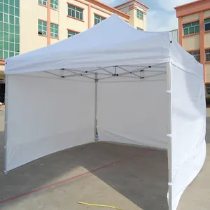 Barraca de alum dobrável com design personalizado, tenda de 3x3m 420d ou 600d com canope, mercado promocional gazebo