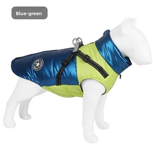 Abbigliamento per Cani Autunno Inverno Natalizio, Caldo e Impermeabile, Imbottito in Cotone, Motivo Geometrico Carino, Casual, per Cani di Piccola <span class=keywords><strong>Taglia</strong></span> S/M/L/XL/XXL - Product Image 6