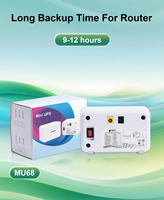 Mini UPS de Gran Capacidad al por Mayor, Fuente de Alimentación de CC de 8000 mAh, 5 V/9 V/12 V/24 V, 2 A, Mini UPS para Router, Módem WiFi
