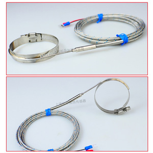 เซ็นเซอร์วัดอุณหภูมิแบบเทอร์โมคัปเปิลชนิด K แบบหนีบสำหรับเครื่องฉีดพลาสติก พร้อมสายยืดหยุ่นแบบหนีบ - Product Image 3