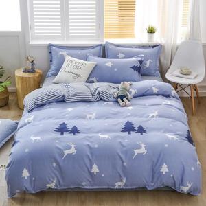 Fourniture d'usine housse <span class=keywords><strong>de</strong></span> couette <span class=keywords><strong>de</strong></span> <span class=keywords><strong>luxe</strong></span> 4 pièces ensemble <span class=keywords><strong>de</strong></span> draps <span class=keywords><strong>de</strong></span> lit couette ensemble <span class=keywords><strong>de</strong></span> literie avec 2 pièces taie d'oreiller <span class=keywords><strong>site</strong></span> Web d'achat en ligne - Product Image 4