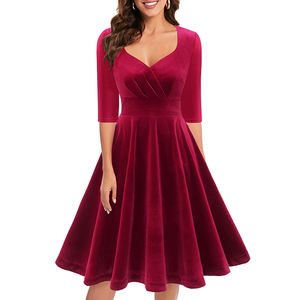 Vêtements pour femmes <span class=keywords><strong>Robe</strong></span> de cocktail vintage <span class=keywords><strong>Robe</strong></span> de soirée de <span class=keywords><strong>mariage</strong></span> rétro <span class=keywords><strong>Rockabilly</strong></span> Swing Dress - Product Image 3