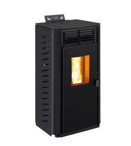 Poêle à granulés de bois HY, design moderne et fin, <span class=keywords><strong>silencieux</strong></span>, efficace, télécommande, garantie 5 ans, utilisation en intérieur - Product Image 2