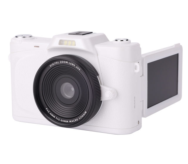4K Vlogging Point & Shoot Digital Camera with 3.0inch Rotate Screen Creative Filters Smile Capture & Video Functions