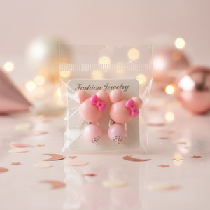 Elegante moda moda stella luna oro rosa orecchini a cerchio zircone perla fatto a mano per la festa vendita all'ingrosso per le ragazze delle donne - Product Image 3