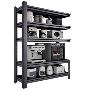 Three Arrows <strong>Kitchen</strong> Metal 5-Layer Floor-Type Adjustable Storage Rack for <strong>Microwave</strong> <strong>Oven</strong> - Product Image 1