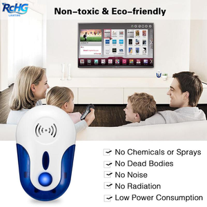 Repelente Electrónico Ultrasónico de Plagas, Repelente de Mosquitos, Roedores y Moscas con Función de Iluminación para Uso en Interiores - Product Image 5