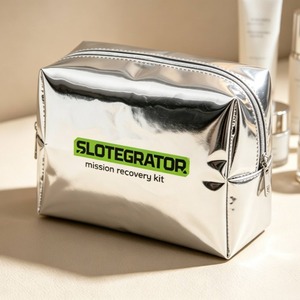 Trousse de Toilette Portable en PU Métallisé Argenté Brillant, Sac Cosmétique à Fermeture Éclair, Pochette de Voyage Personnalisable avec Logo, Kit de Rangement Maquillage pour Événements - Product Image 3