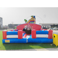 Machine de rodéo gonflable électrique personnalisée pour jeux de carnaval commerciaux, type taureau mécanique