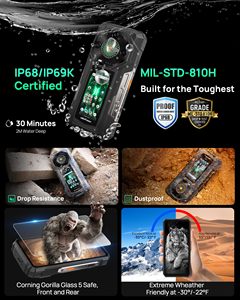 <span class=keywords><strong>Ulefone</strong></span> เกราะ33 <span class=keywords><strong>Pro</strong></span> 5G 25500mAh OCTA core <span class=keywords><strong>16</strong></span> + 512GB แอนดรอยด์14 GB Dual gsm/lte กล้องมองกลางคืนกันน้ำโทรศัพท์ที่ทนทาน - Product Image 6