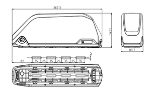Magazzino UK 52 Volt bicicletta Polly e batteria bici 52 v24ah 21700 litio per motore 1500w 2000w - Product Image 5