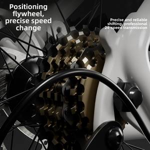 Vélo de route transfrontalier en gros avec guidon coudé, double frein à disque, <span class=keywords><strong>cadre</strong></span> en alliage d'aluminium, roues 700C, guidon plat pour <span class=keywords><strong>homme</strong></span> - Product Image 5