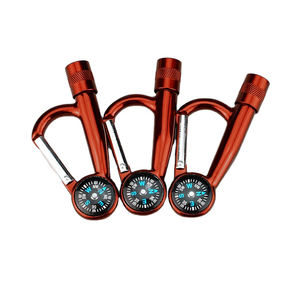 3 trong 1 cắm trại leo núi đi bộ đường dài móc Mini <span class=keywords><strong>Carabiner</strong></span> la bàn leo núi <span class=keywords><strong>Carabiner</strong></span> với đèn LED - Product Image 2