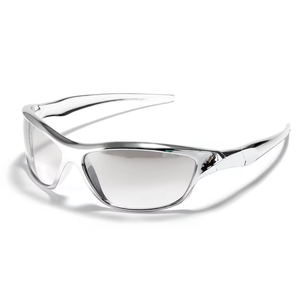 Vente en gros de lunettes de soleil futuristes enveloppantes uniques de créateurs, UV400, mode femme homme, lunettes de soleil Y2K pour unisexe - Product Image 4