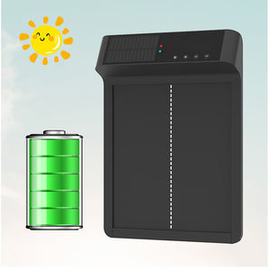 2024 plus récent contrôle de l'application à énergie solaire poulailler porte écran LCD fonction Anti-pincement Cages pour animaux de compagnie et maisons produit - Product Image 6