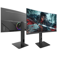 Moniteur d'ordinateur, vente en gros B2B, rendu HDR, écran incurvé VA, 21,5, 23,8, 27, 32 pouces, moniteur PC pour jeux et usage bureautique