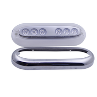 Lumière marine 12V IP68 bleu ponton bateau Yacht étanche LED lampe à LED sous-marine pour bateau