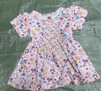 Ventes en gros de robes d'été décontractées d'occasion, robes pour filles, inventaire de vêtements d'été pour enfants, style imprimé de dessins animés, expédition aléatoire