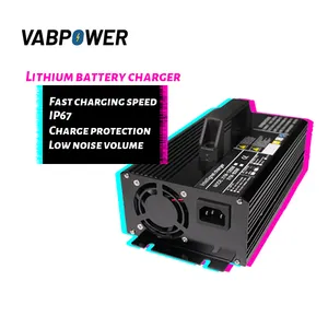 VAB 12V 50A Li-Ion pil şarj cihazı 12.6V 16.8V 50A otomatik lityum pil şarj cihazı