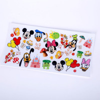 Feuille d'autocollants de transfert DTF personnalisés, imperméables et résistants aux UV, motif floral de printemps mignon, étiquette 3D en cristal pour verre, gobelet, tasse