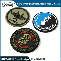 Patch PVC 3D personnalisé, logo en caoutchouc transparent, étiquette en relief à coller pour vêtements, chapeaux, casquettes, sacs, accessoires en toile