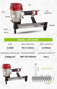 Meite MTCS3040 Cloueuse à béton pneumatique à usage intensif Outil de tir pour mur et plafond Équipement de menuiserie de construction - Product Image 3