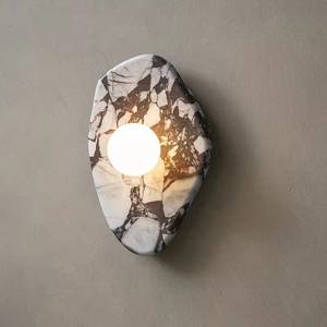 indoor hotel <b>sconce</b> lamp bedroom bedside natural marble wall bracket <b>lights</b> modern - Product Image 4