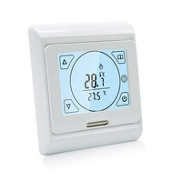 Programación semanal Calefacción Controlador de calefacción por suelo radiante digital E91 Pantalla táctil Termostato Controlador de temperatura