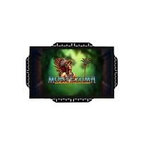 Écran de jeu interactif de 32/43/55 pouces avec moniteur tactile de jeu à lumière latérale LED avec entrée USB/VGA pour terminaux de divertissement