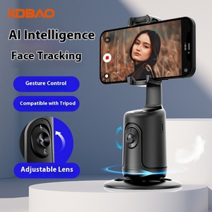 KDBAO P01 Cámara de vídeo para teléfonos móviles 360 Panorámica Seguimiento de disparo Reconocimiento facial Control remoto inalámbrico Salida alimentada por USB - Product Image 2