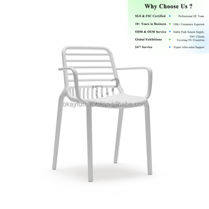 Silla de Plástico OKAY <span class=keywords><strong>en</strong></span> Oferta, Silla de Exterior Minimalista Moderna e Impermeable para Uso Doméstico, Sillas de Comedor de Plástico Modernas - Product Image 1