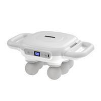 Pistolet de massage professionnel à 6 têtes, vibrations haute fréquence, pour la relaxation corporelle et l'application musculaire transfrontalière