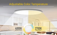 Panel de Luz LED Ovalado de 32 Pulgadas para Techo, con Atenuación Triac, Construcción Moderna de Hierro y Acrílico, Certificado ETL, 38W, para Uso Doméstico y Comercial