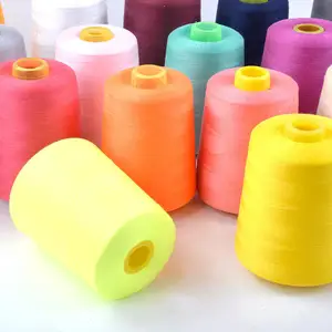 China Manufacturer 100% Polyester Sewing Threads 60/3 5000 Yards with Different Colors